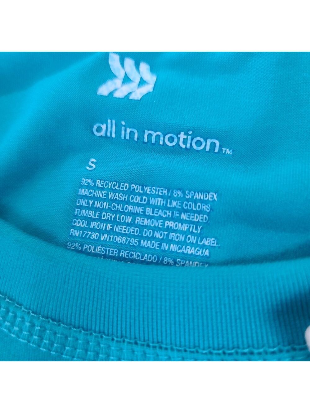 🧀 3/$15 BUNDLE 🧀 NWT Size S "All in motion" sleeveless moisture wicking shirt - Picture 6 of 6
